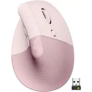 Logitech Lift Vertical Ergonomic Mouse - Rose