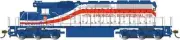 Bachmann #67208 HO Scale EMD SD40-2 Diesel Milwaukee Road MILW 156 w/DC~NEW
