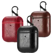 Ozoffer Leather Airpods Protective Cover Case Slim Skin For Apple AirPods Earphones