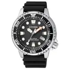 Citizen Men's Analogue Eco-Drive Watch with a Rubber Band Promaster Marine Black