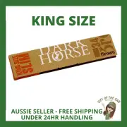 Dark Horse Brown King Size Slim Cigarette Rolling Papers x1
