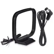 75 Ohm FM Antenna and AM Loop Antenna FM Radio Bluetooth Stereo Receiver AV