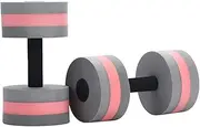 Water Weights for Pool Exercise Set,Portable Pool Weights for Water Aerobics - Lightweight Dumbbells Fitness Barbells Water Aerobics Equipment for Pool