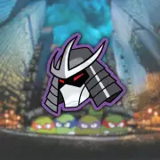 Ninja Turtles Shredder Metallic Effect Sticker