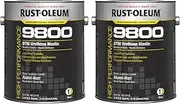 Rust-Oleum High Performance 9800 System DTM Urethane Mastic Coating, Aluminium, 3.14 Litre (Pack of 2)