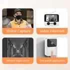 Video Doorbell Camera Wireless No Subscription With 4.3 Inch IPS Screen Hi 6