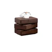 Rotatable Stylish Storage Nightstand/Timber Bedside Table