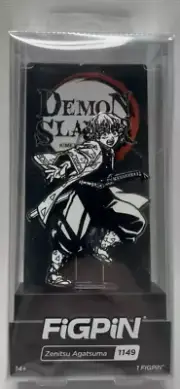 FiGPiN -Black & White Exclusive Demon Slayer Zenitsu Agatsuma 1149 Demon Slayer