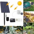 Solar Powered Oxygenator Outdoor Garden Pond Aerator Air Pump Fish Tank Oxygen
