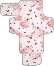 Reusable Changing Pads for Baby with Tissue Pocket Waterproof Changing pad for Baby with Built-in Pillow