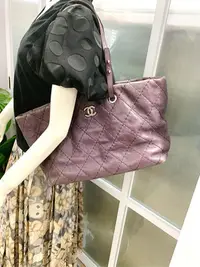 在飛比找Yahoo!奇摩拍賣優惠-香奈兒 Chanel 大型tote bag 購物包