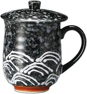 Black Sea Wave Oolong Tea [3.0 x 4.7 inches (7.5 x 12 cm)] | Sushi Tea Cup |