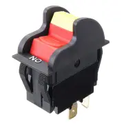 KEDU HY7 On Off Key Switches Bread Pushbutton Switch with Locking Disc 4Pin DPST