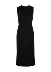 S Max Mara Maremar Stretch-jersey Midi Dress - Black - S (UK8-10 / S) S (UK8-10 / S)
