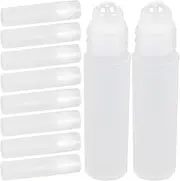 FOMIYES Portable Perfume Bottle 10 Pcs Essential Oil Roller Bottles Plastic Empty Refillable Roll on Bottles Steel Balls Perfume Bottles for Fragrance Essential Oil 5ml Travel Perfume Bottle