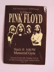 Music STICKER ~ PINK FLOYD Prog Rock Band Concert Poster ~ Kent State University