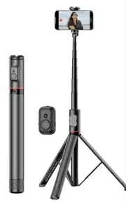 Joyful 72" Phone Tripod & Selfie Stick,Extendable Cell Phone Tripod Stand with