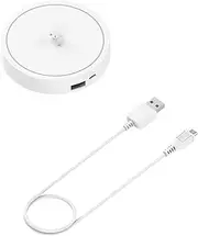 Portable Magnetic Charging Cradle + USB Charger Cable intended for Ultimate Ears Boom 3, Megaboom 3, Blast, Megablast Speaker Charger Station Cradle Dock with Charging Cable (White)