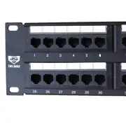Stock-up and Save 10 Pack Tuff Jacks Cat5e 48 Port Patch Panel Free Shipping
