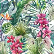 Graham + Brown Aloha Tropical Multi Wallpaper Covers 56-sq-ft Paper Strippable