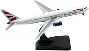 Pre-Built Model Aircraft 13CM 1/400 Scale Highly Detailed Airliner Model for British Airways B767-300ER G-BNWA Aircraft Collectible Model Miniature Airplane Model