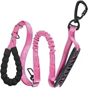 Nybhyjka Dog Lead Rope - No Pull Walking Lead,Shock Absorbing Soft Handle, Adjustable Tractor, Pet Supplies for Large Breed Dogs