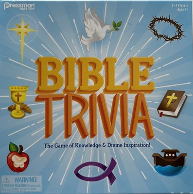 BIBLE TRIVIA: The Game of Knowledge & Divine Inspiration! by Pressman EXCELLENT!
