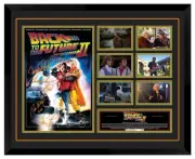 Back to the Future II 1989 Michael J. Fox Signed Framed Memorabilia