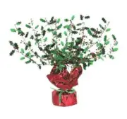 Christmas Holly & Berry Gleam & Burst Centerpiece