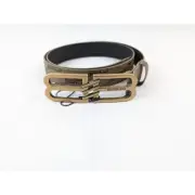 Balenciaga , BB Signature Belt 30 Coated in Beige / Brown BNWB 80