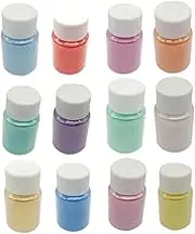 VILLFUL Unbelievably Beautiful Mica Powder Pearl Pigment Set Pcs g Bottle for DIY Crafts Bath and Soap Making