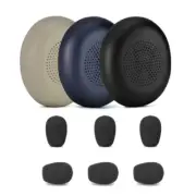Soft Foam Ear Cushions Microphone Windscreen For Elite45h Evolve2 65UC Earphone