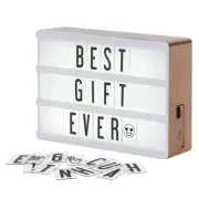 - Rose Gold Light Box, 4x6 inches - Micro LED Marquee light box for kids with...