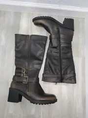 Maurice’s Women’s Boots 9.5 B Casey Knee High Zip Black All man Made Materials
