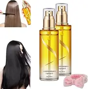 Hydrating Hair Treatment Essential Oil, Moisturizing & Strengthening Silky Hair Oil, Hair Repair Silky Essential Oil Spray, Protein Hair Repair Leave-In Conditioning Essential Oil Spray (2Pcs)