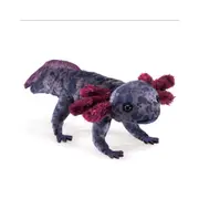 Folkmanis Black Axolotl Hand Puppet 22cm Kids/Children Animal Plush Toy 0m+