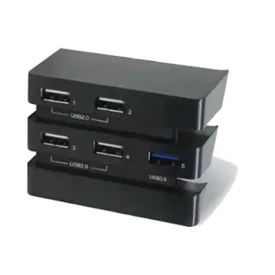 【ZIYA】PS4 Pro 遊戲主機 USB HUB 集線器5孔(專業款)