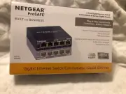 Netgear ProSafe 5-Port Gigabit Ethernet Switch Factory Sealed
