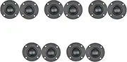 10Pcs 6Ω 30W Black Silk Film Soft Dome Tweeter Speaker Unit