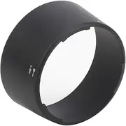 ABS Lens Hood, Reversible Install Sand Grinding Lens Hood Reduce Halo for Nikon 80-200mm F2.8 ED AFD