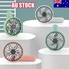 USB Mini Hand-held Portable Adjustable Folding Desk Fan Cooling Rechargeable NW