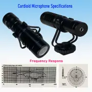 Supercardioid Camera Microphone Audio Shotgun Mic For Smartphone DSLR PC Phones