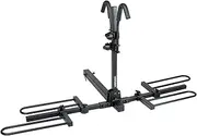 VENZO 2" Hitch Receiver Mounted 2 or 4 Bike Rack - Platform Style Carrier for Car SUV Truck Tow Trailer - Sturdy & Rust Proof