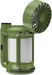 [Generic] LED Lantern, Tent Lamp with Fan – Rechargeable Portable Lamp 4 Lighting Modes for Garden, Car, Hiking, Camping, Fishing and Situations
