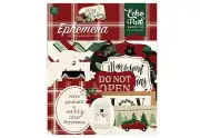 1 Pack of Echo Park Paper A COZY CHRISTMAS Ephemera Pieces (ACC189024)