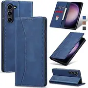 [Jasonyu] Mobile Phone Case for Samsung Galaxy S23 Plus 5G Case Leather Flip Foldable Shockproof Magnetic [Premium PU Leather] [Stand Function] [Card Slots] Protective Flip Case for Samsung S23 Plus