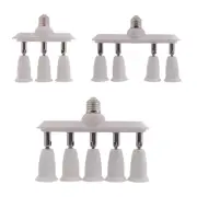 Versatile E27 to E27 Base Light Holder Stand Lamp Bulb Socket Splitter Adapter