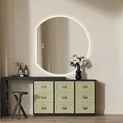 Moon Wall LED Mirror 63 x 70 Backlit Frameless