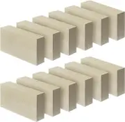 Fire Bricks, Size 9″ X 4-1/2″ X 2-1/2″, 12-Pack, Light Weight Insulating Fire Br