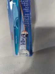 NOS Reach Access Flosser Blue Handle 1 + 3 Floss Refills Disposable Heads